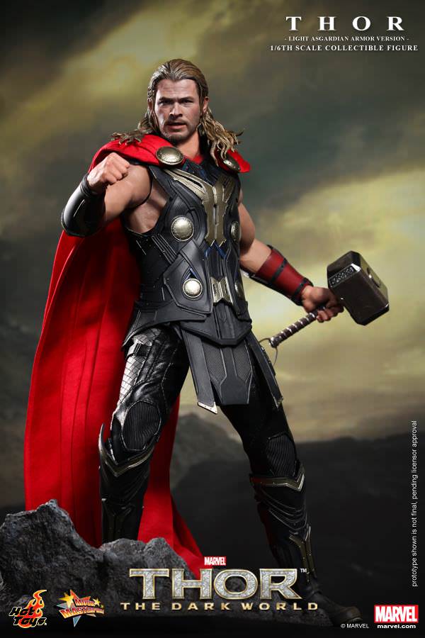 Hot Toys Thor: The Dark World - Thor (Light Asgardian Armor Version) MMS225