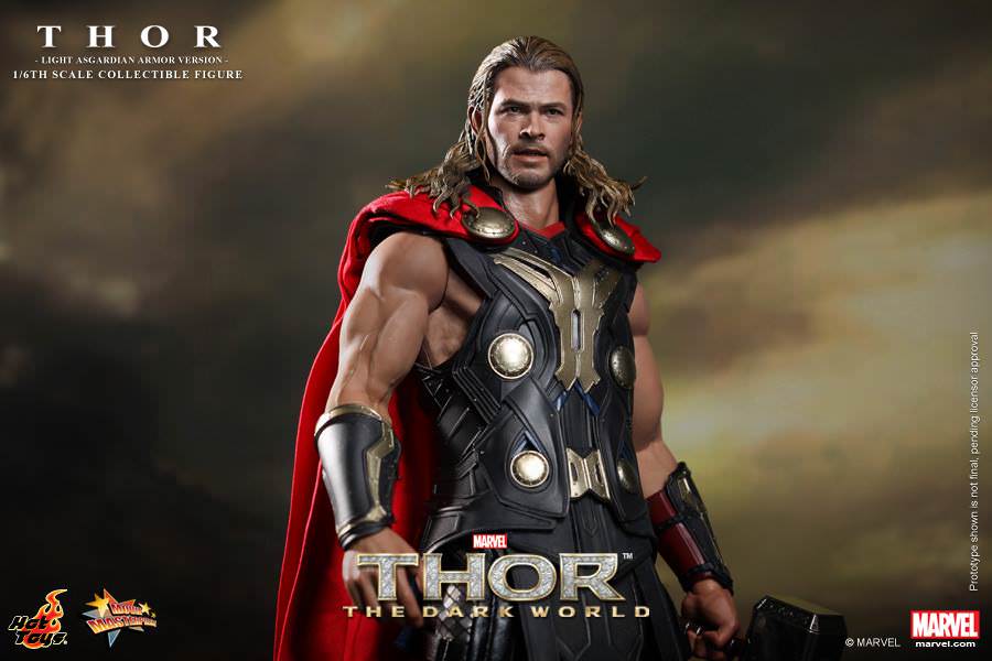 Hot Toys Thor: The Dark World - Thor (Light Asgardian Armor Version) MMS225