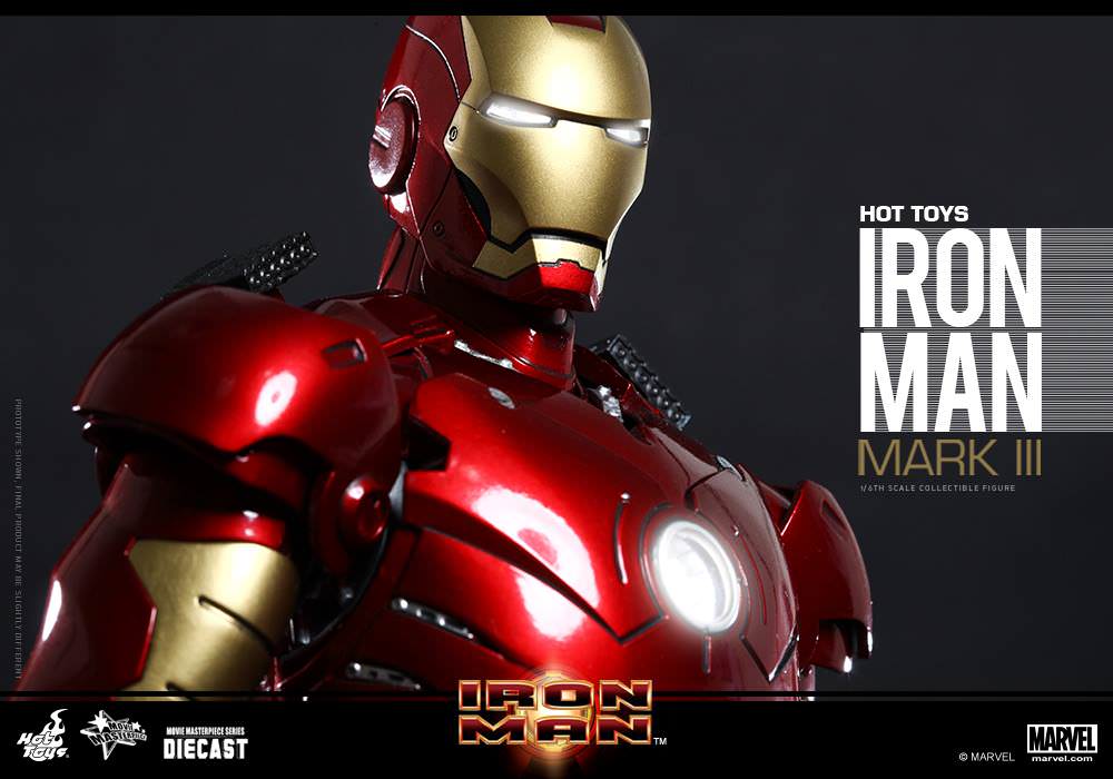 Hot Toys Iron Man Mark III (Diecast) Exclusive Edition MMS256D07