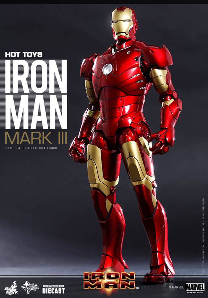 Hot Toys Iron Man Mark III (Diecast) Exclusive Edition MMS256D07