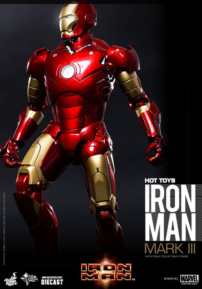 Hot Toys Iron Man Mark III (Diecast) Exclusive Edition MMS256D07