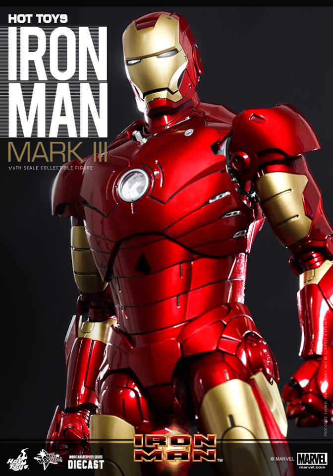 Hot Toys Iron Man Mark III (Diecast) Exclusive Edition MMS256D07