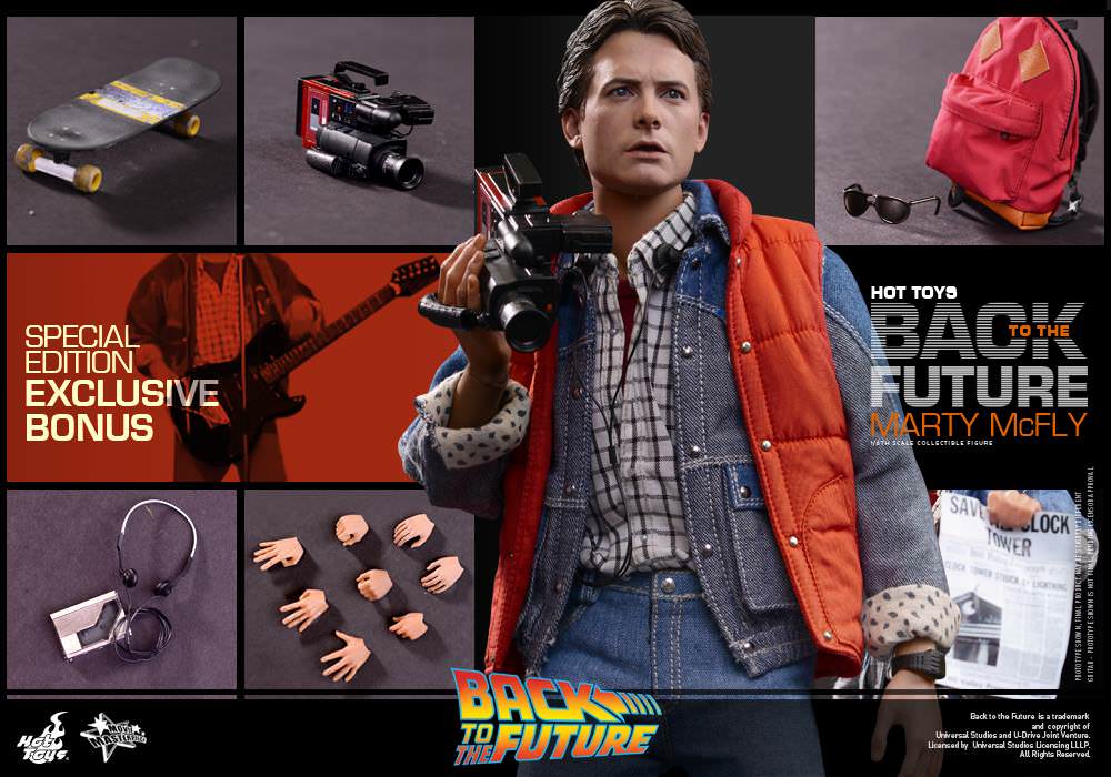 Hot Toys Back to the Future - Marty McFly MMS257 (Special Edition )