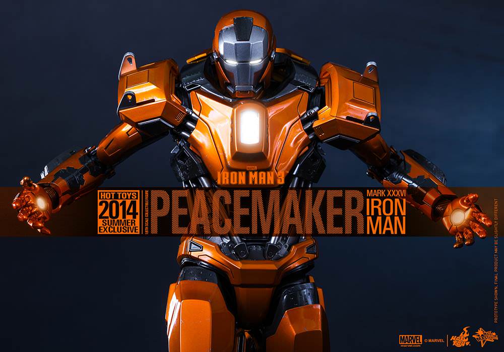 Hot Toys Iron Man 3 - Peacemaker (Mark XXXVI) MMS258