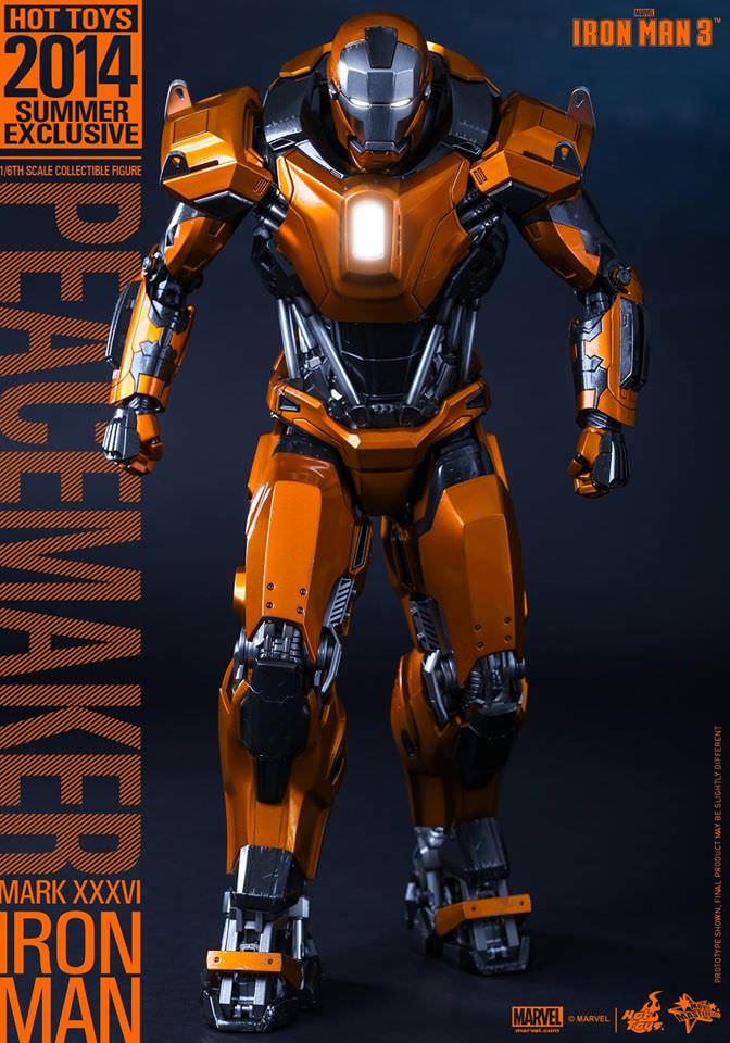 Hot Toys Iron Man 3 - Peacemaker (Mark XXXVI) MMS258