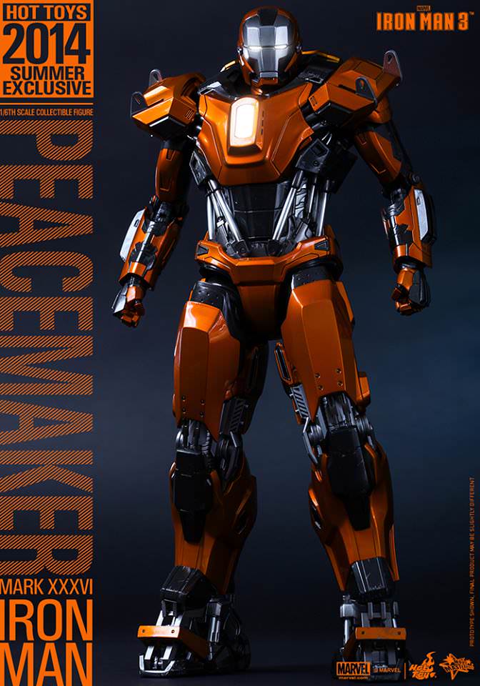 Hot Toys Iron Man 3 - Peacemaker (Mark XXXVI) MMS258