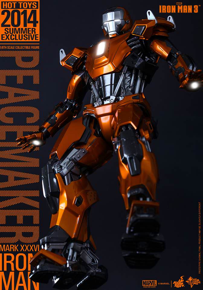 Hot Toys Iron Man 3 - Peacemaker (Mark XXXVI) MMS258