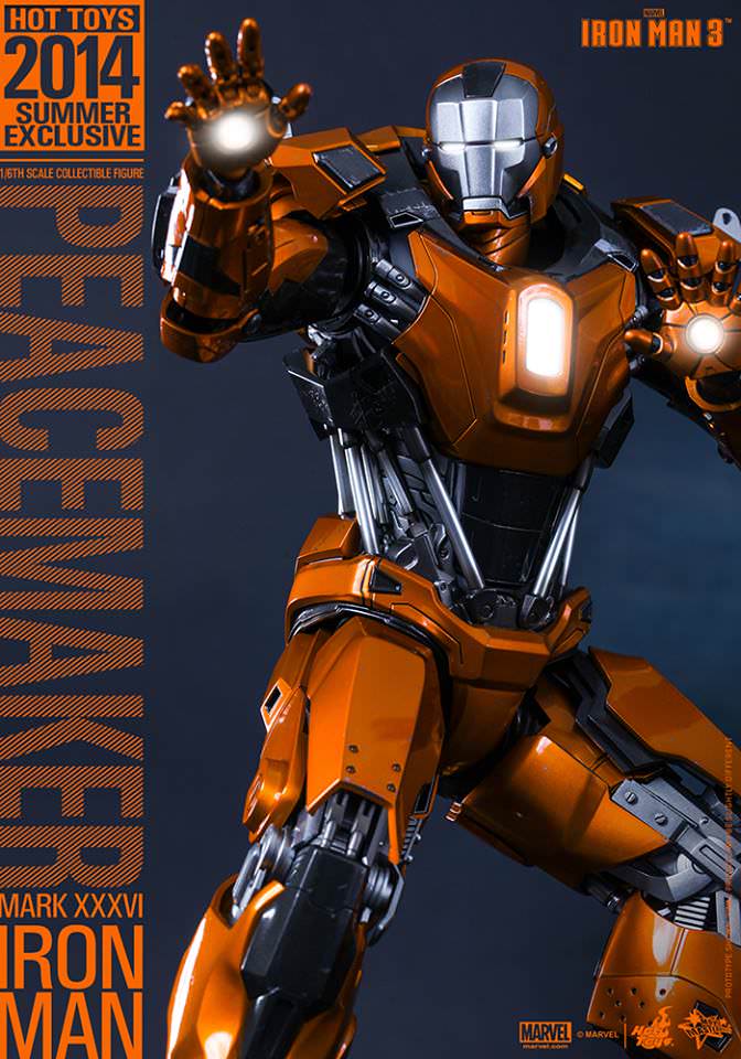 Hot Toys Iron Man 3 - Peacemaker (Mark XXXVI) MMS258