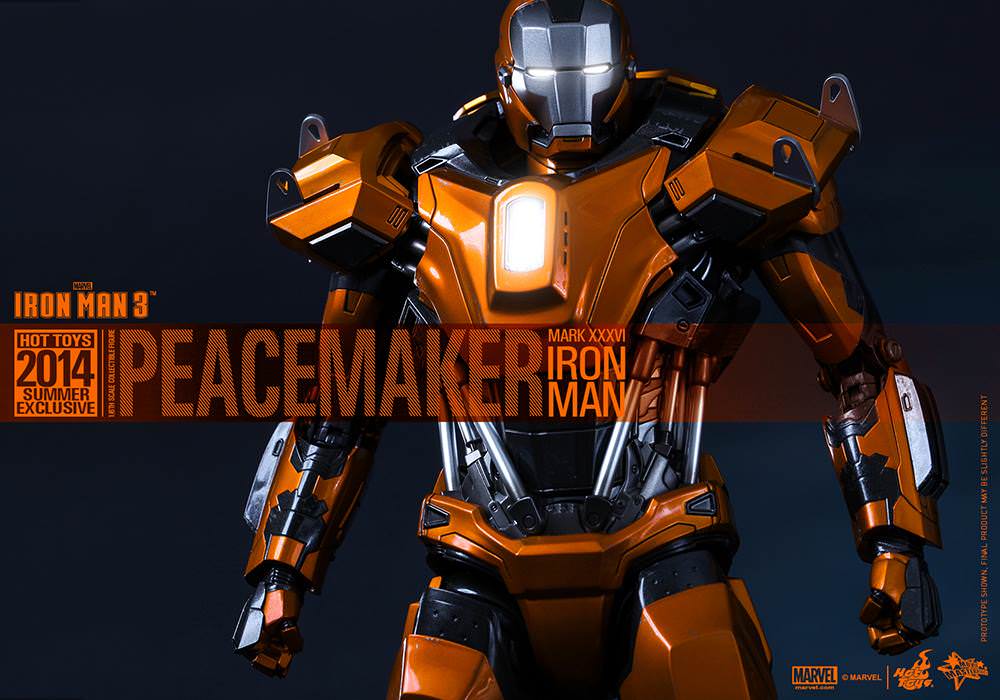 Hot Toys Iron Man 3 - Peacemaker (Mark XXXVI) MMS258