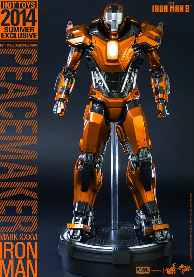 Hot Toys Iron Man 3 - Peacemaker (Mark XXXVI) MMS258