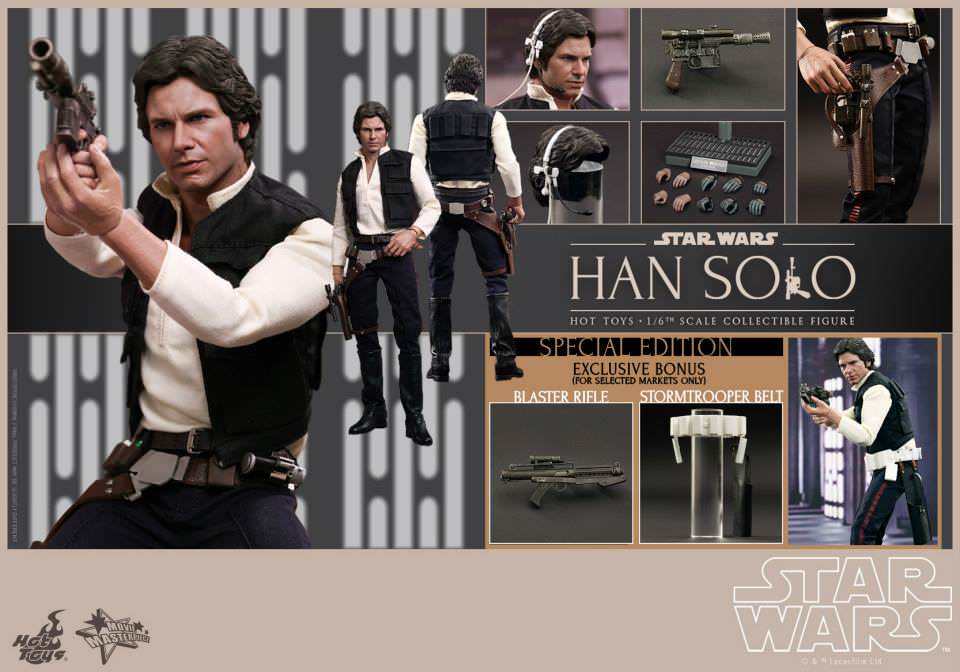 Hot Toys Star Wars: Episode IV A New Hope - Han Solo MMS261 (Special Edition)