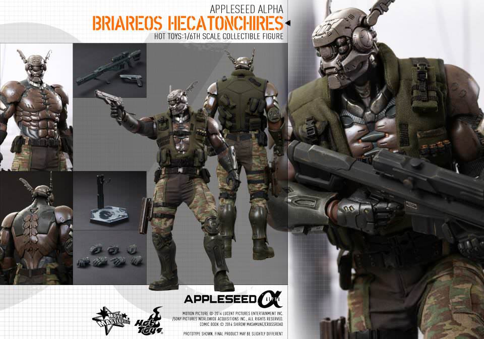 Hot Toys Appleseed Alpha - Briareos Hecatonchires MMS269