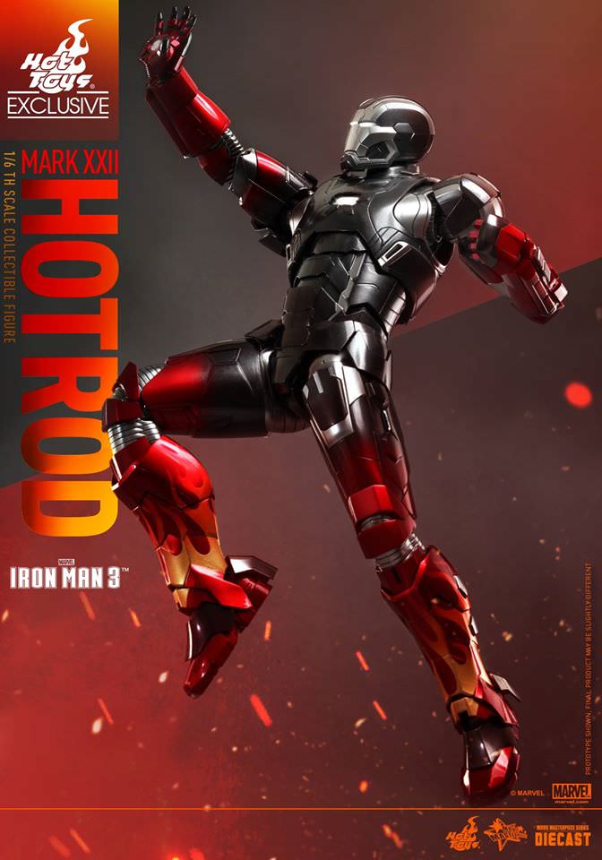 Hot Toys Iron Man 3 - Hot Rod (Mark XXII) MMS272D08