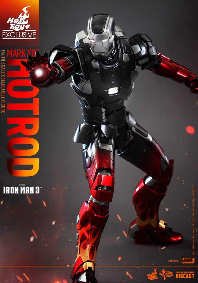 Hot Toys Iron Man 3 - Hot Rod (Mark XXII) MMS272D08