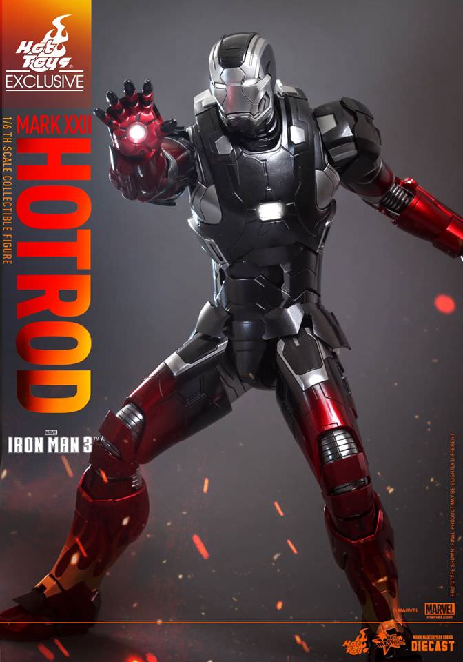 Hot Toys Iron Man 3 - Hot Rod (Mark XXII) MMS272D08