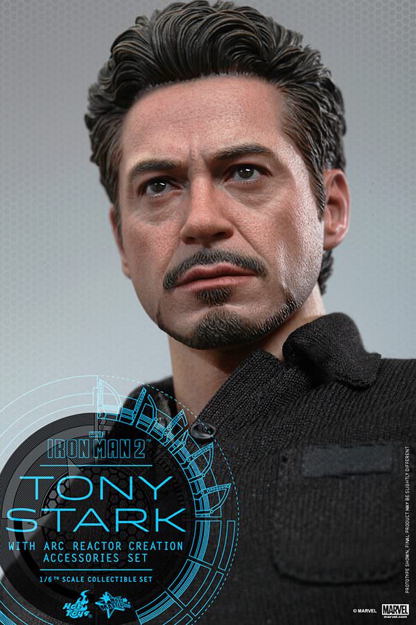 Hot Toys Iron Man 2 : Tony Stark With Arc Reactor Creation Accessories MMS273