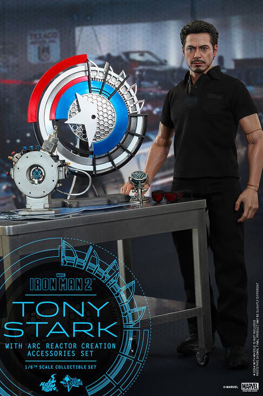 Hot Toys Iron Man 2 : Tony Stark With Arc Reactor Creation Accessories MMS273