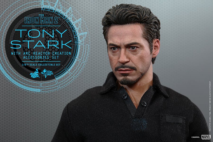 Hot Toys Iron Man 2 : Tony Stark With Arc Reactor Creation Accessories MMS273