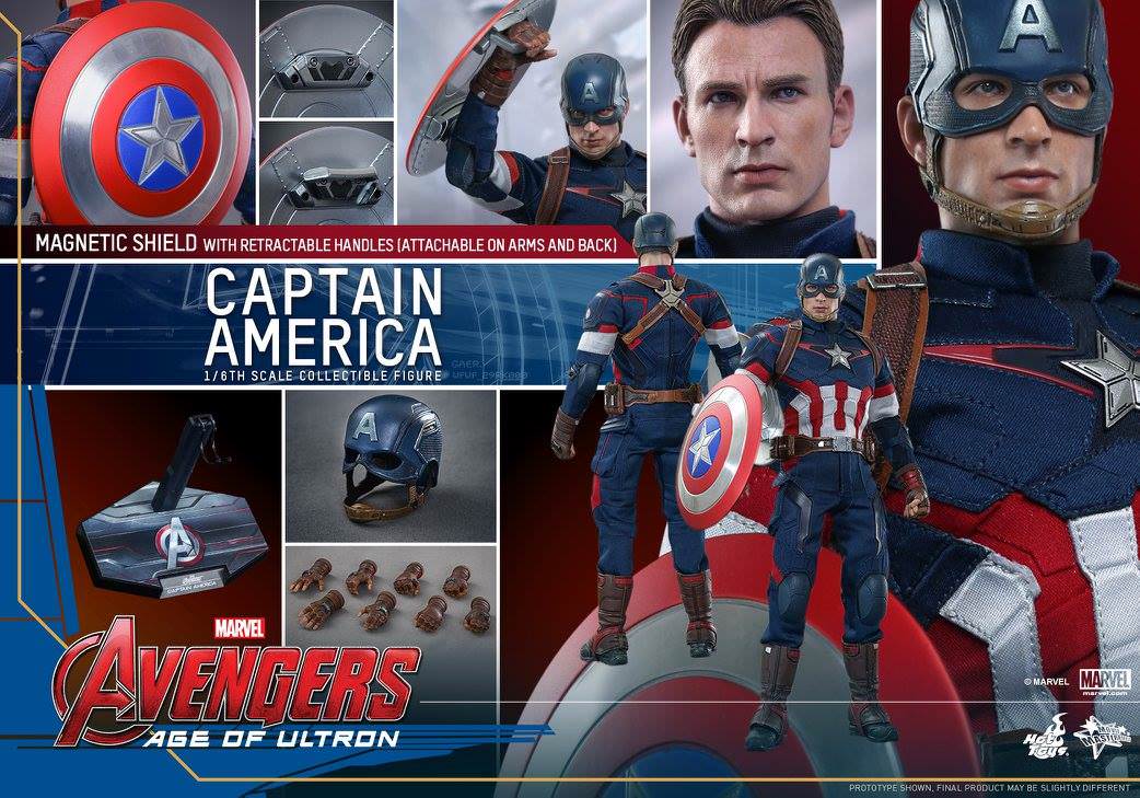 Hot Toys Age Of Ultron :Captain America MMS281