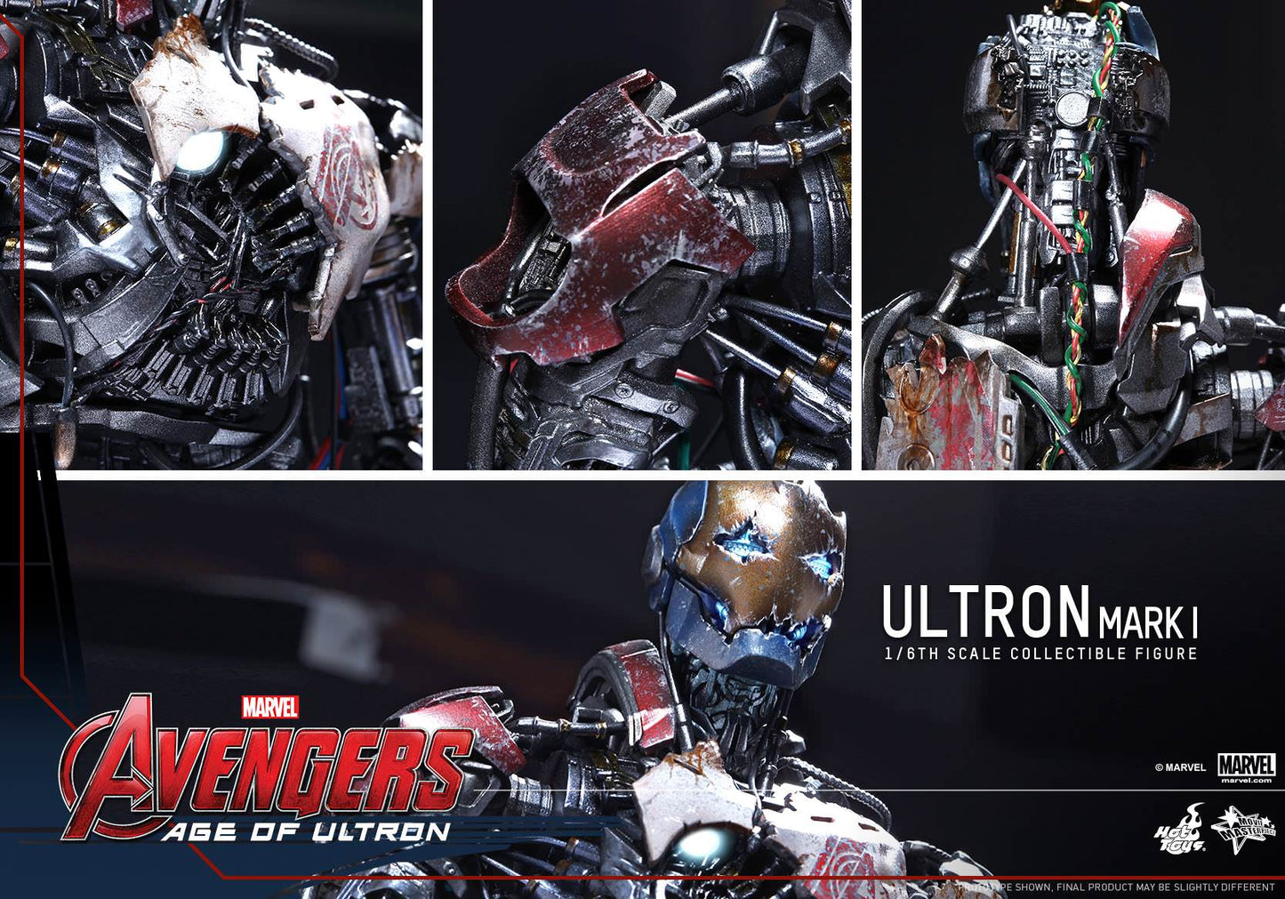 Hot Toys Avengers: Age of Ultron : Ultron Mark 1 MMS292