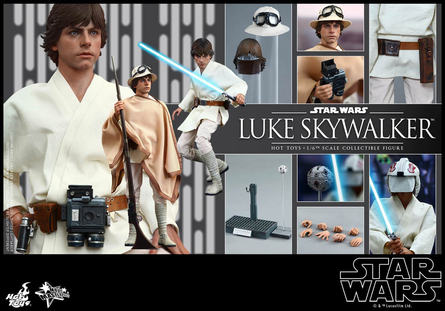 Hot Toys Star Wars: Episode IV A New Hope - Luke Skywalker MMS297 ( Regular Edition)