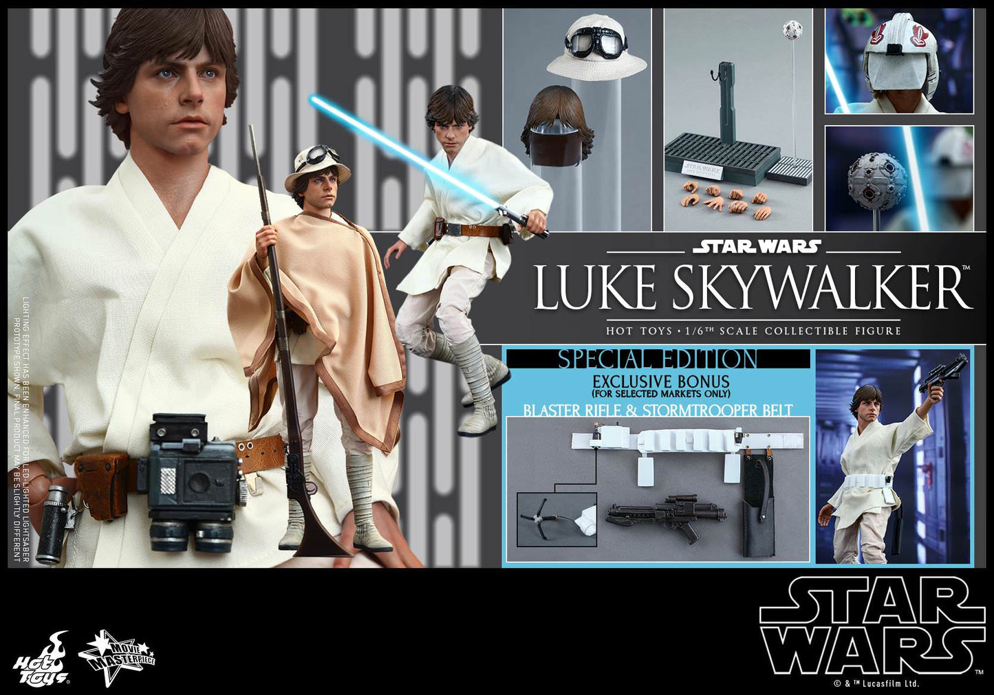 Hot Toys Star Wars: Episode IV A New Hope - Luke  Skywalker MMS297 ( Special Edition)