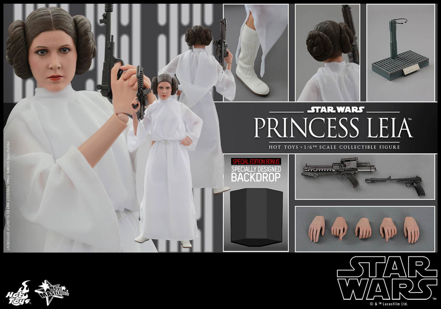 Hot Toys Star Wars: Episode IV A New Hope - Princess Leia MMS298 (Special Edition)