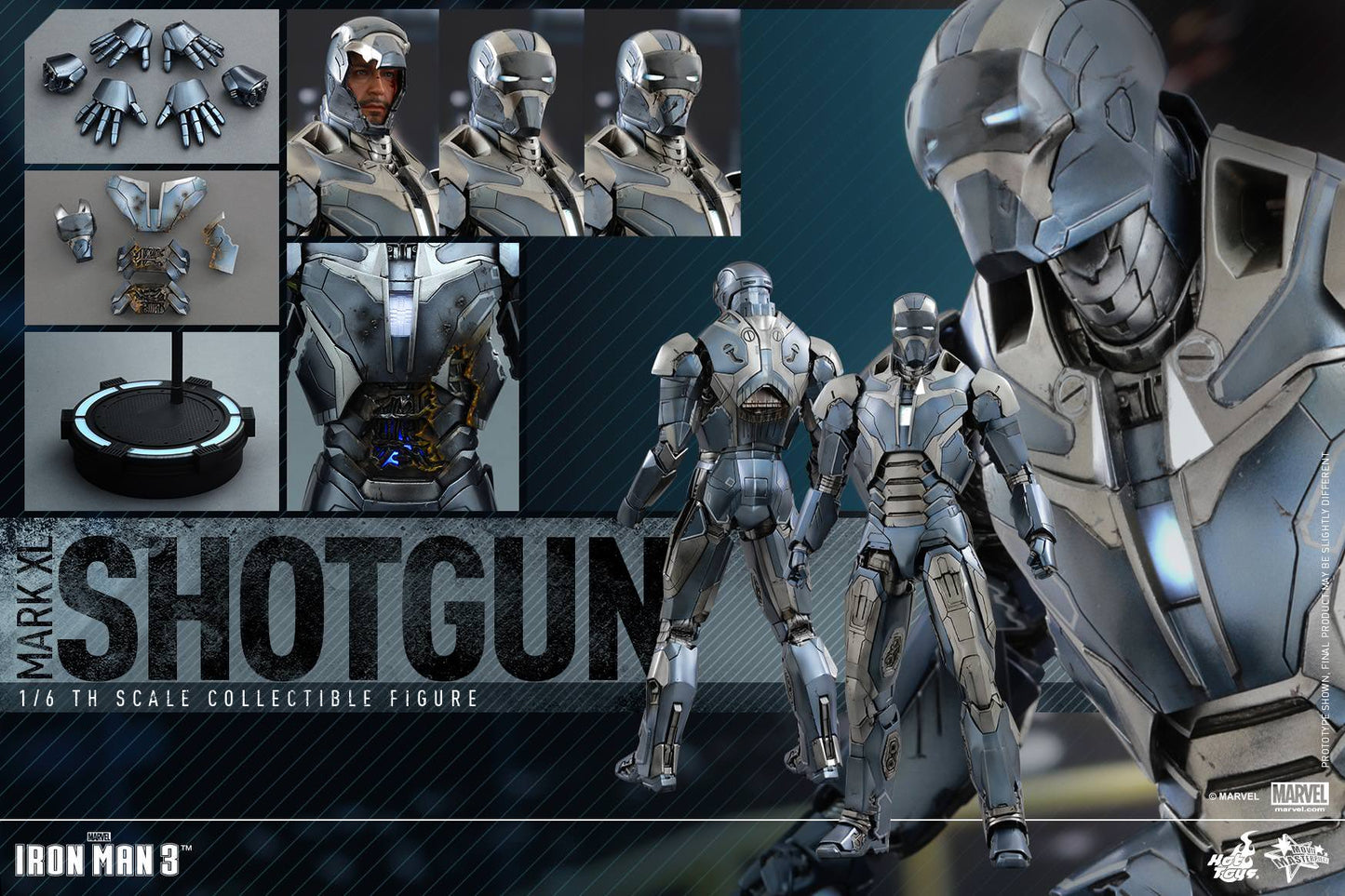 Hot Toys Iron Man 3 - Shotgun (Mark XL) MMS309 (Regular Edition)