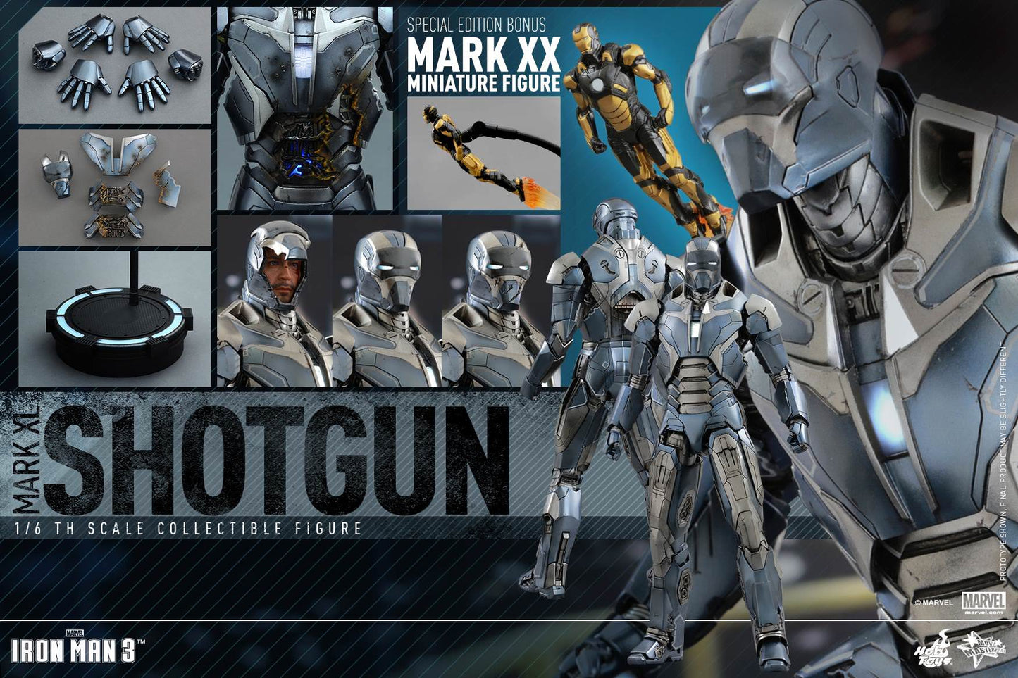 Hot Toys Iron Man 3 - Shotgun (Mark XL) MMS309 (Special Edition)