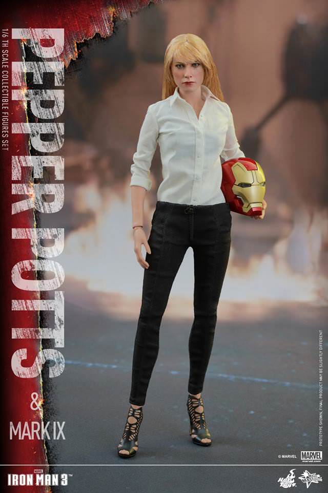 Hot Toys Iron Man 3 - Pepper Potts &amp; Mark IX MMS311 (Regular Edition)