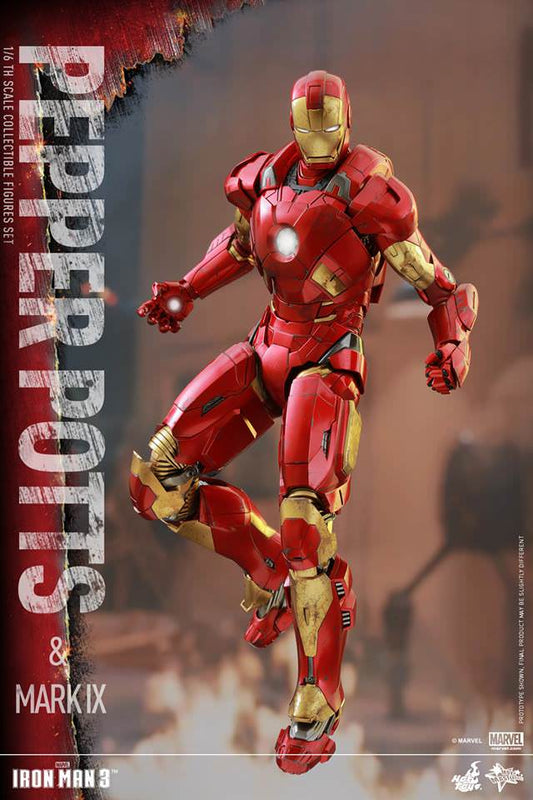 Hot Toys Iron Man 3 - Pepper Potts &amp; Mark IX MMS311 (Regular Edition)