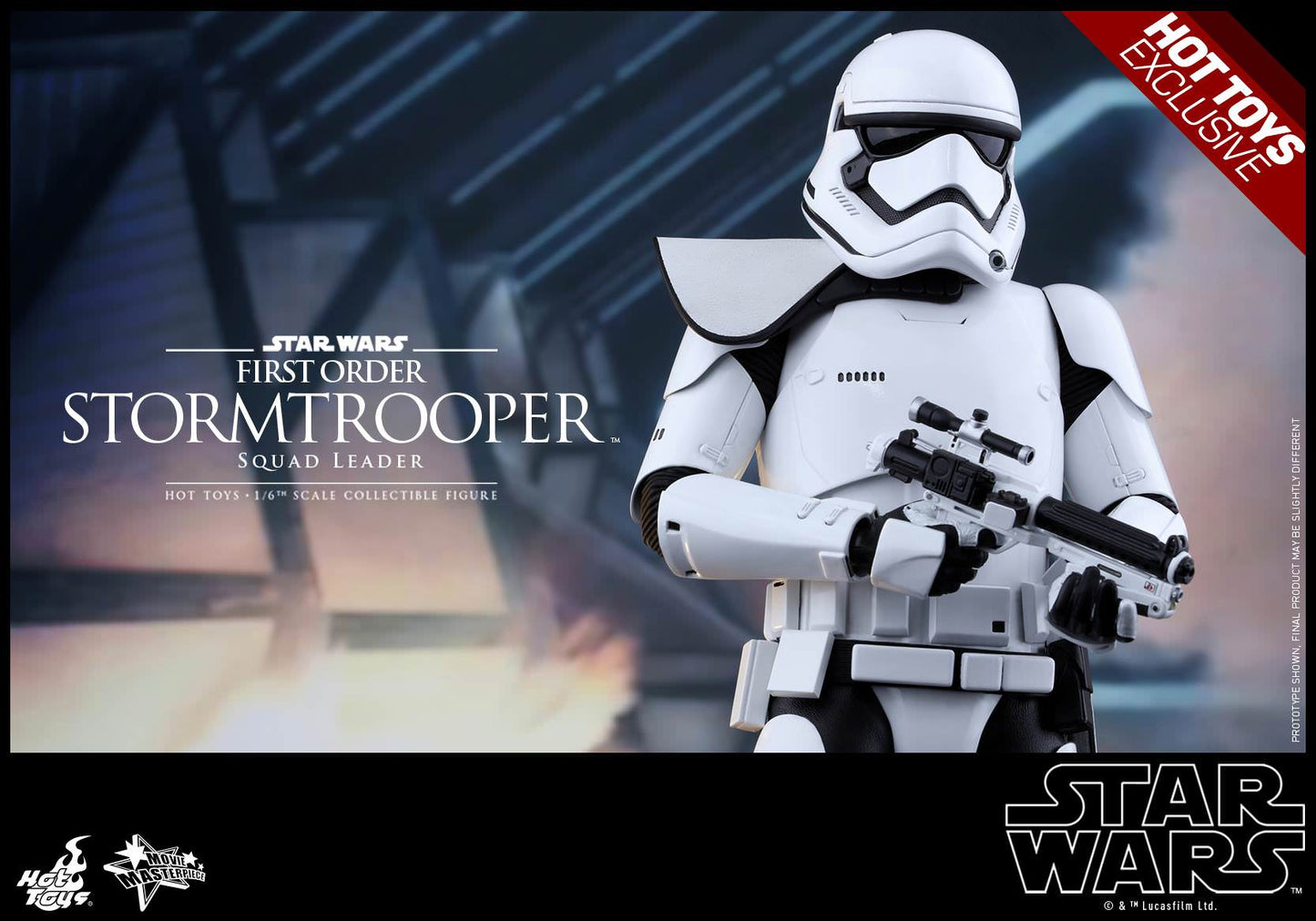 Hot Toys Star Wars: The Force Awakens - First Order Stormtrooper Squad Leader MMS316