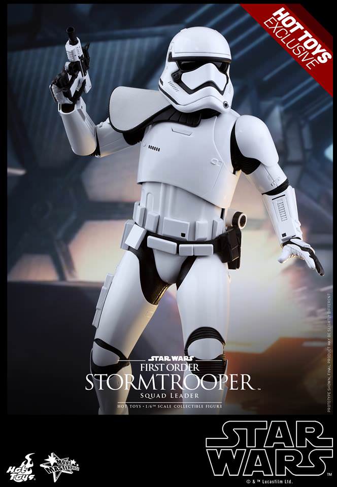 Hot Toys Star Wars: The Force Awakens - First Order Stormtrooper Squad Leader MMS316