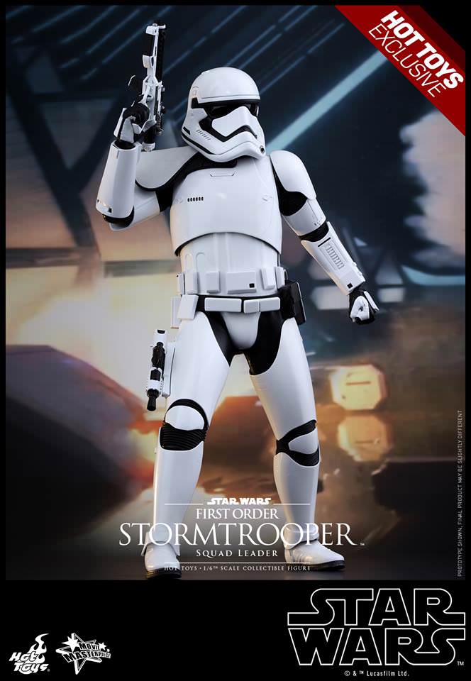 Hot Toys Star Wars: The Force Awakens - First Order Stormtrooper Squad Leader MMS316