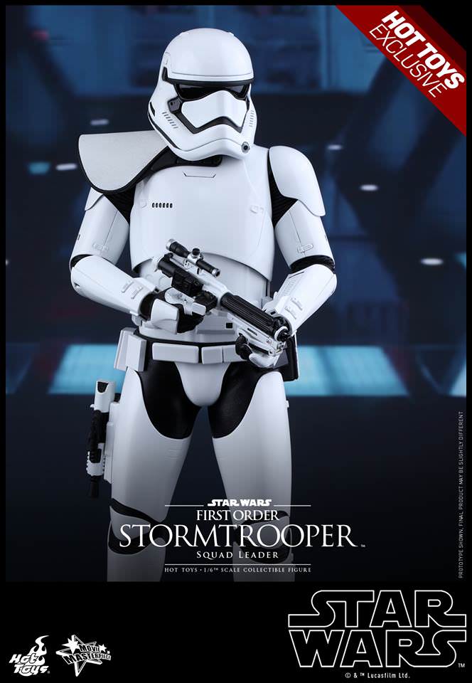 Hot Toys Star Wars: The Force Awakens - First Order Stormtrooper Squad Leader MMS316