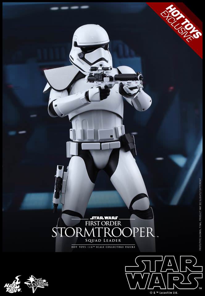 Hot Toys Star Wars: The Force Awakens - First Order Stormtrooper Squad Leader MMS316