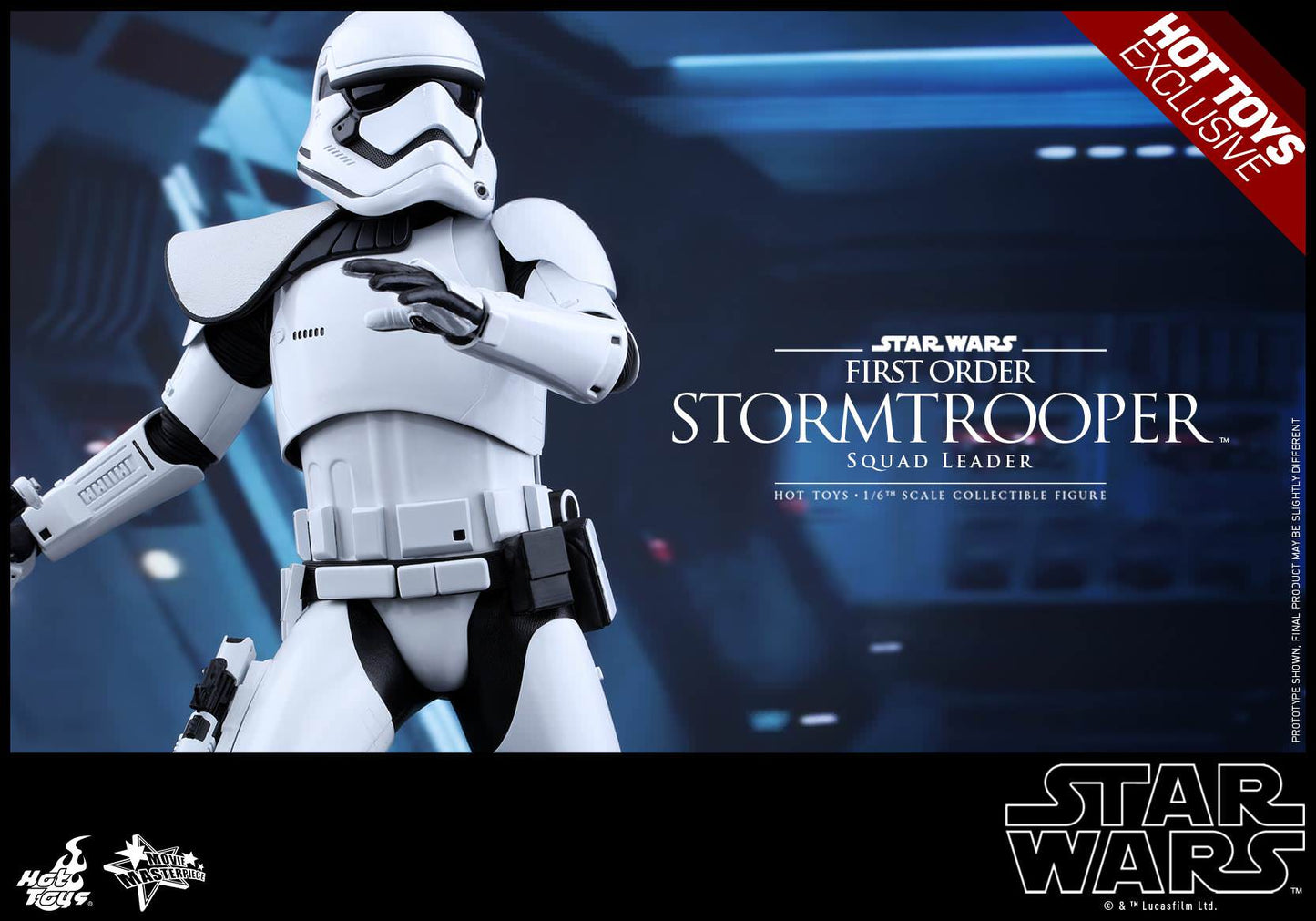 Hot Toys Star Wars: The Force Awakens - First Order Stormtrooper Squad Leader MMS316