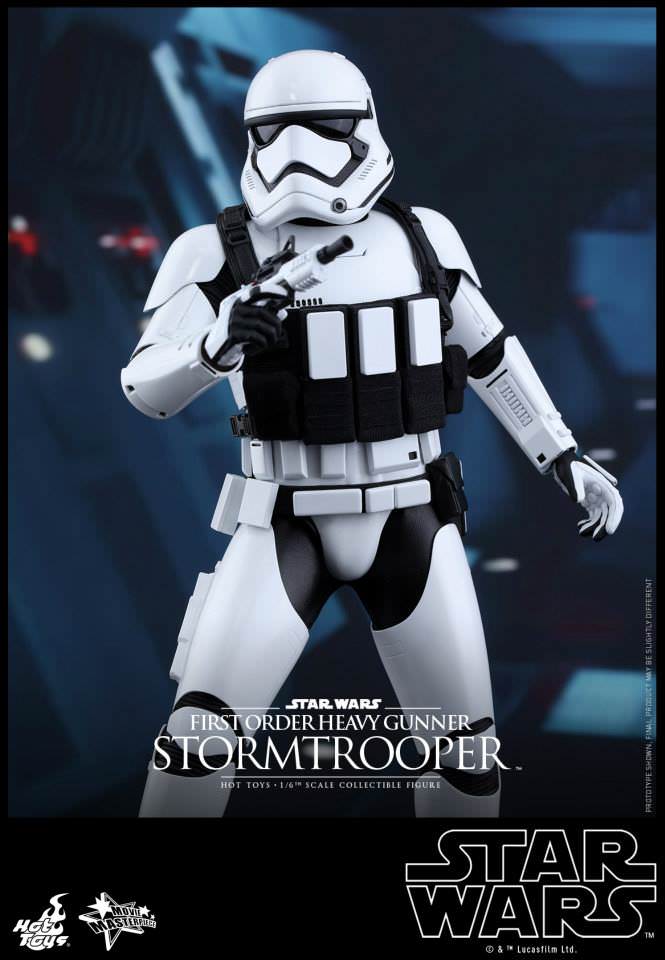 Hot Toys Star Wars: The Force Awakens - First Order Heavy Gunner Stormtrooper MMS318