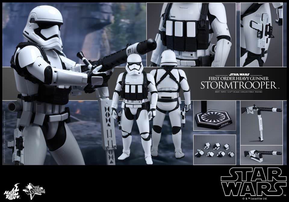 Hot Toys Star Wars: The Force Awakens - First Order Heavy Gunner Stormtrooper MMS318