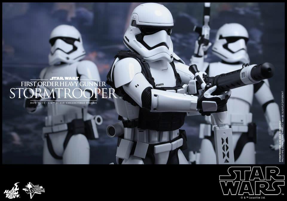 Hot Toys Star Wars: The Force Awakens - First Order Heavy Gunner Stormtrooper MMS318