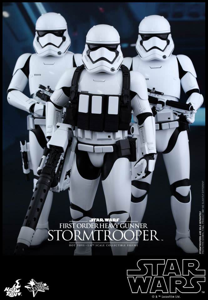 Hot Toys Star Wars: The Force Awakens - First Order Heavy Gunner Stormtrooper MMS318