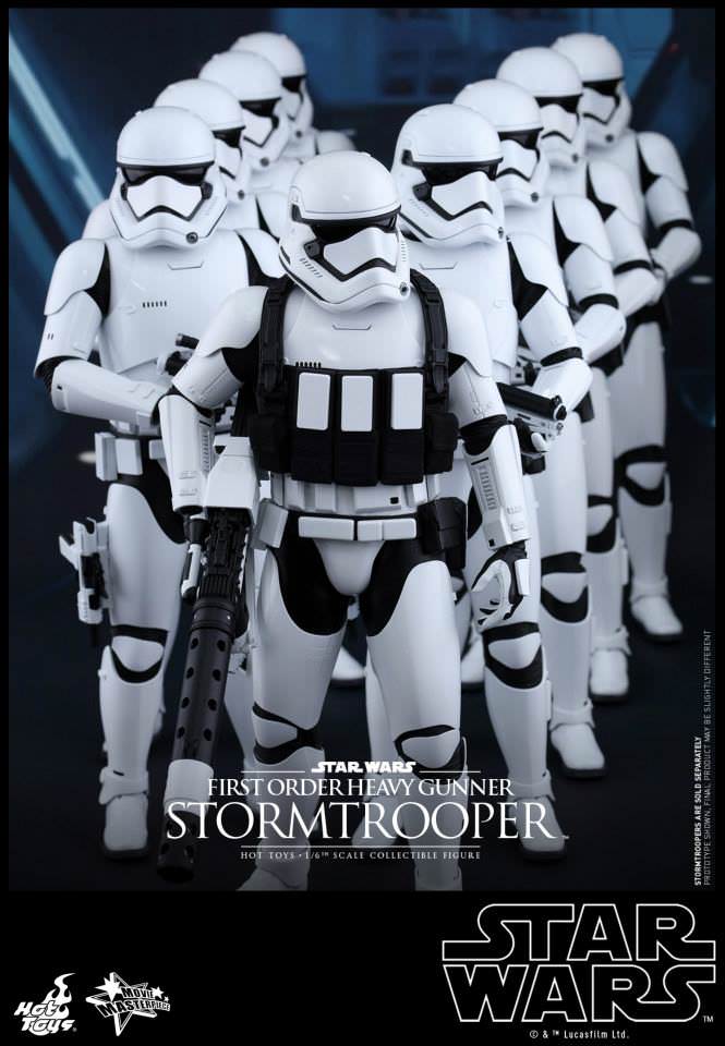 Hot Toys Star Wars: The Force Awakens - First Order Heavy Gunner Stormtrooper MMS318