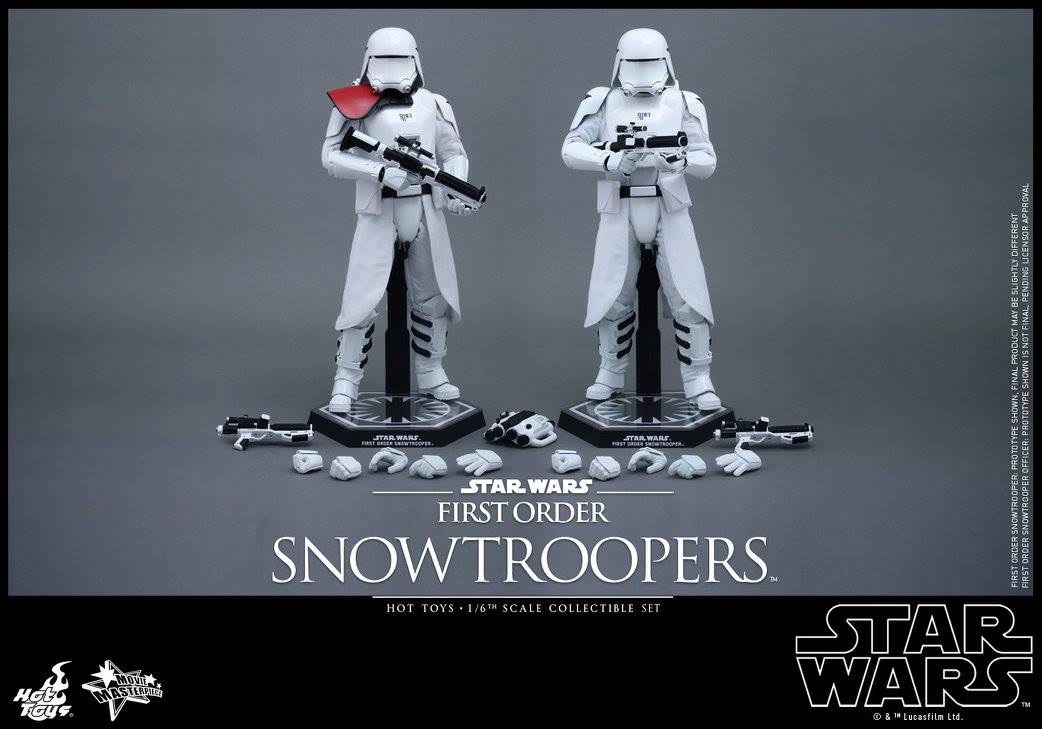 Hot Toys Star Wars: The Force Awakens - First Order Snowtroopers MMS323