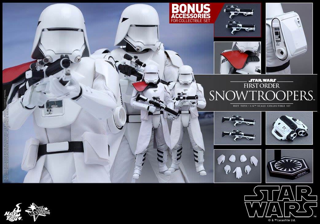 Hot Toys Star Wars: The Force Awakens - First Order Snowtroopers MMS323