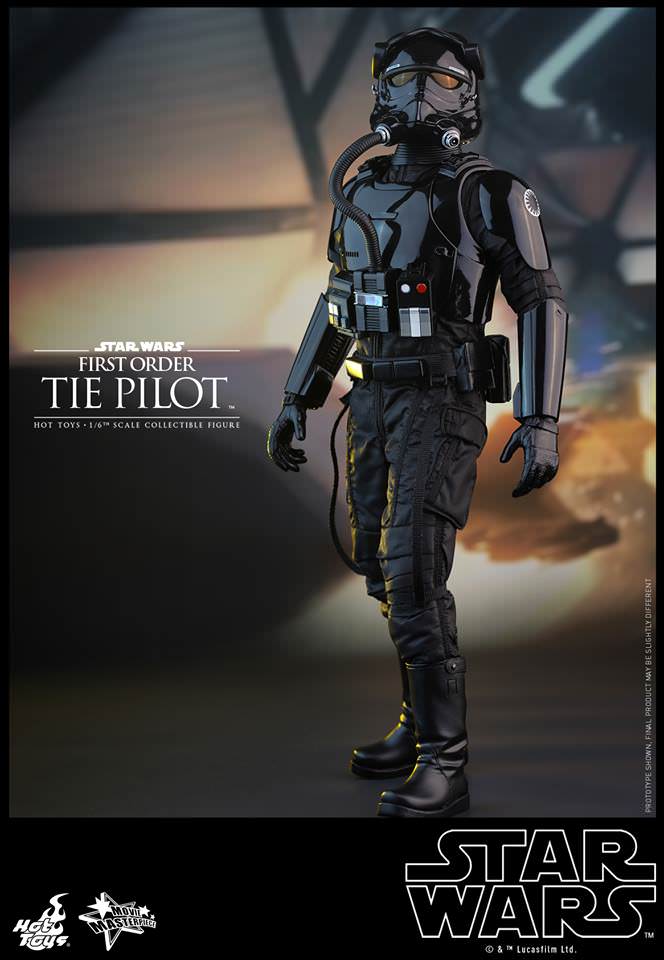 Hot Toys Star Wars: The Force Awakens - First Order TIE Pilot MMS324