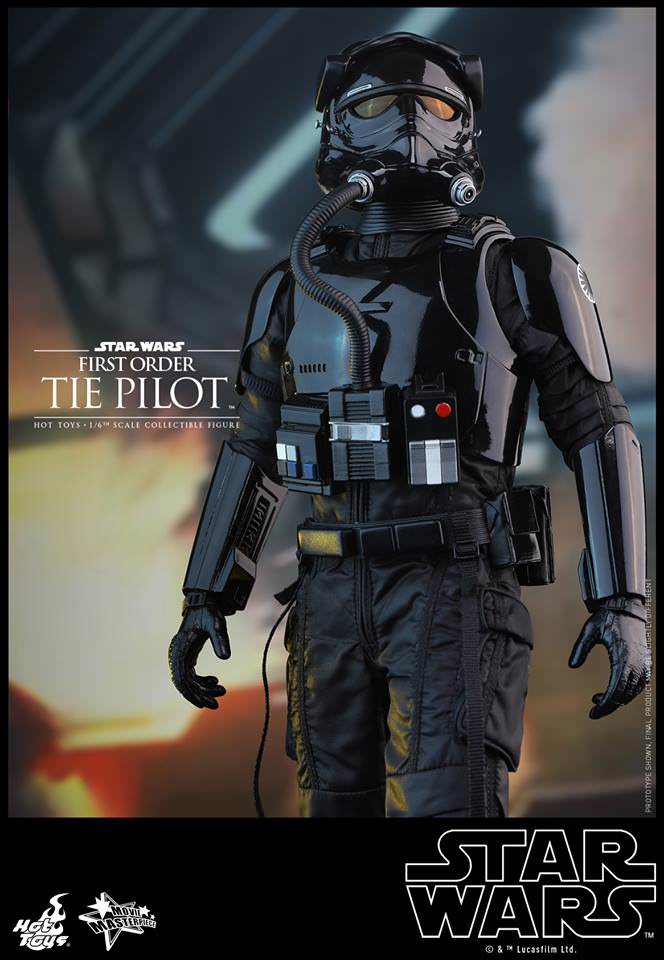 Hot Toys Star Wars: The Force Awakens - First Order TIE Pilot MMS324