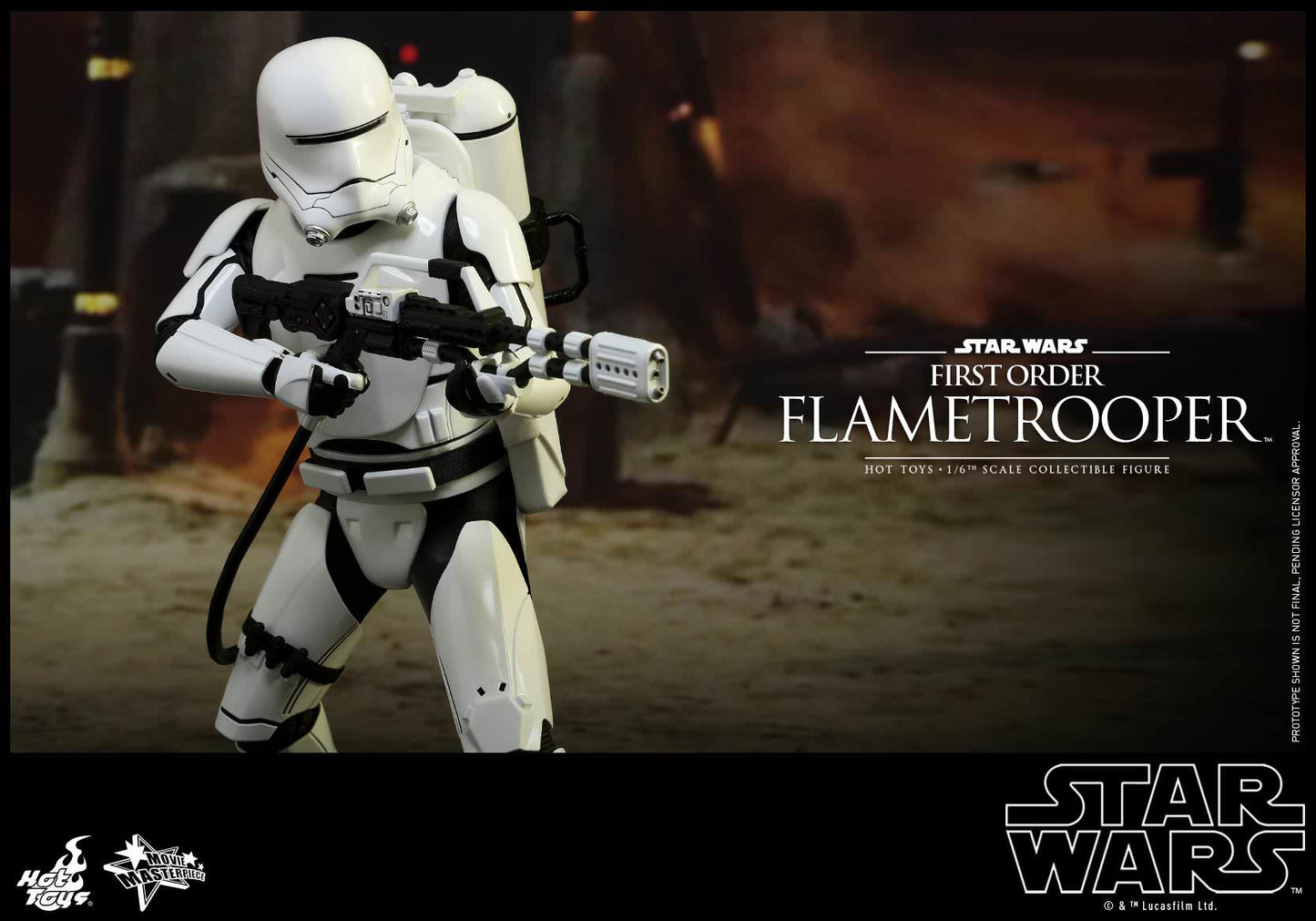 Hot Toys Star Wars: The Force Awakens - First OrderFlametrooper MMS326