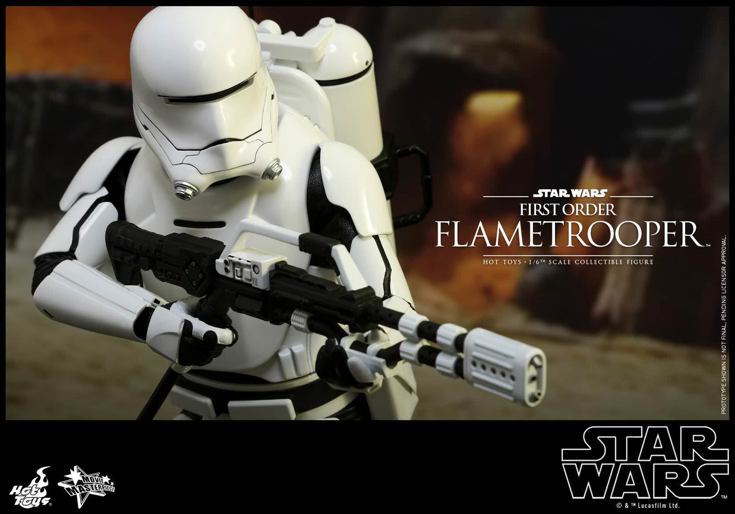 Hot Toys Star Wars: The Force Awakens - First OrderFlametrooper MMS326