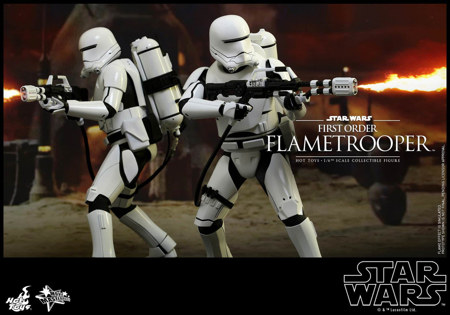 Hot Toys Star Wars: The Force Awakens - First OrderFlametrooper MMS326