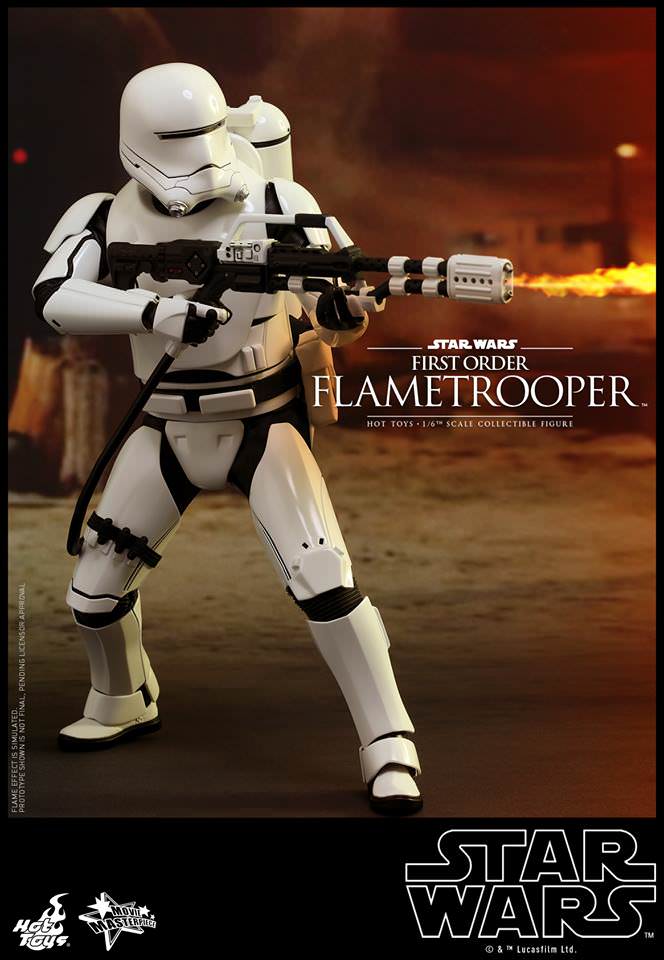 Hot Toys Star Wars: The Force Awakens - First OrderFlametrooper MMS326